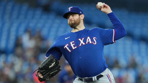 Texas Rangers pitcher Jordan Montgomery